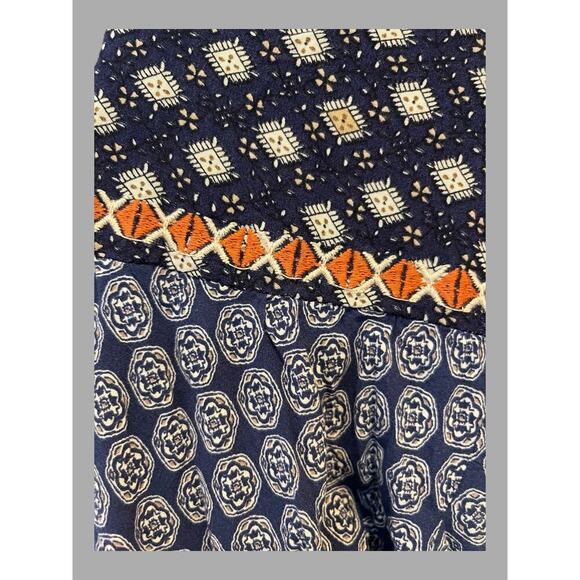 Anthropologie Flying Tomato Boho Dress Medium Blue - Picture 3 of 6